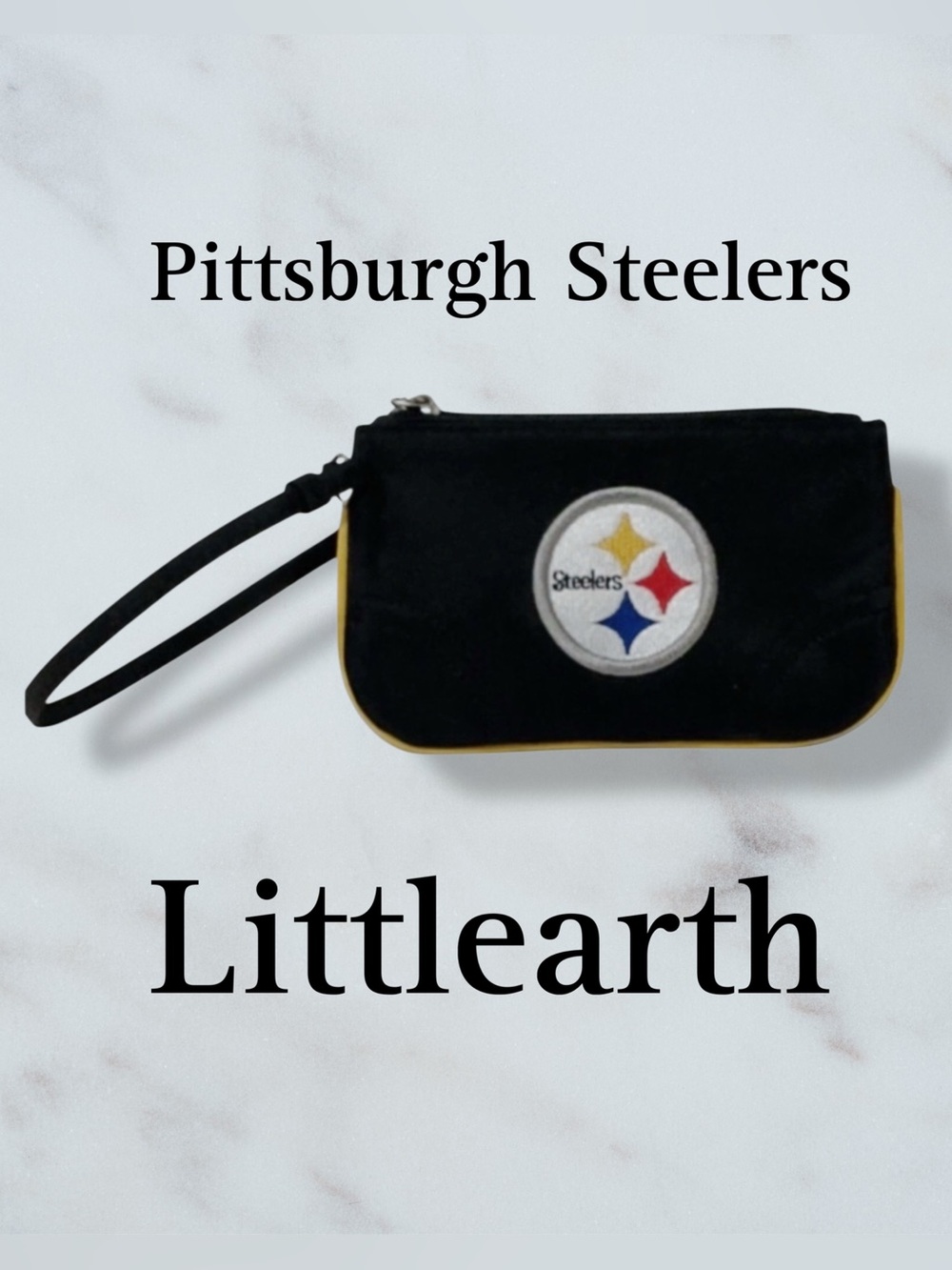 LITTLEARTH Pittsburgh Steelers Wristlet NWOT